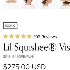 Eric Javits Tan Lil Squishee® Sun Visor